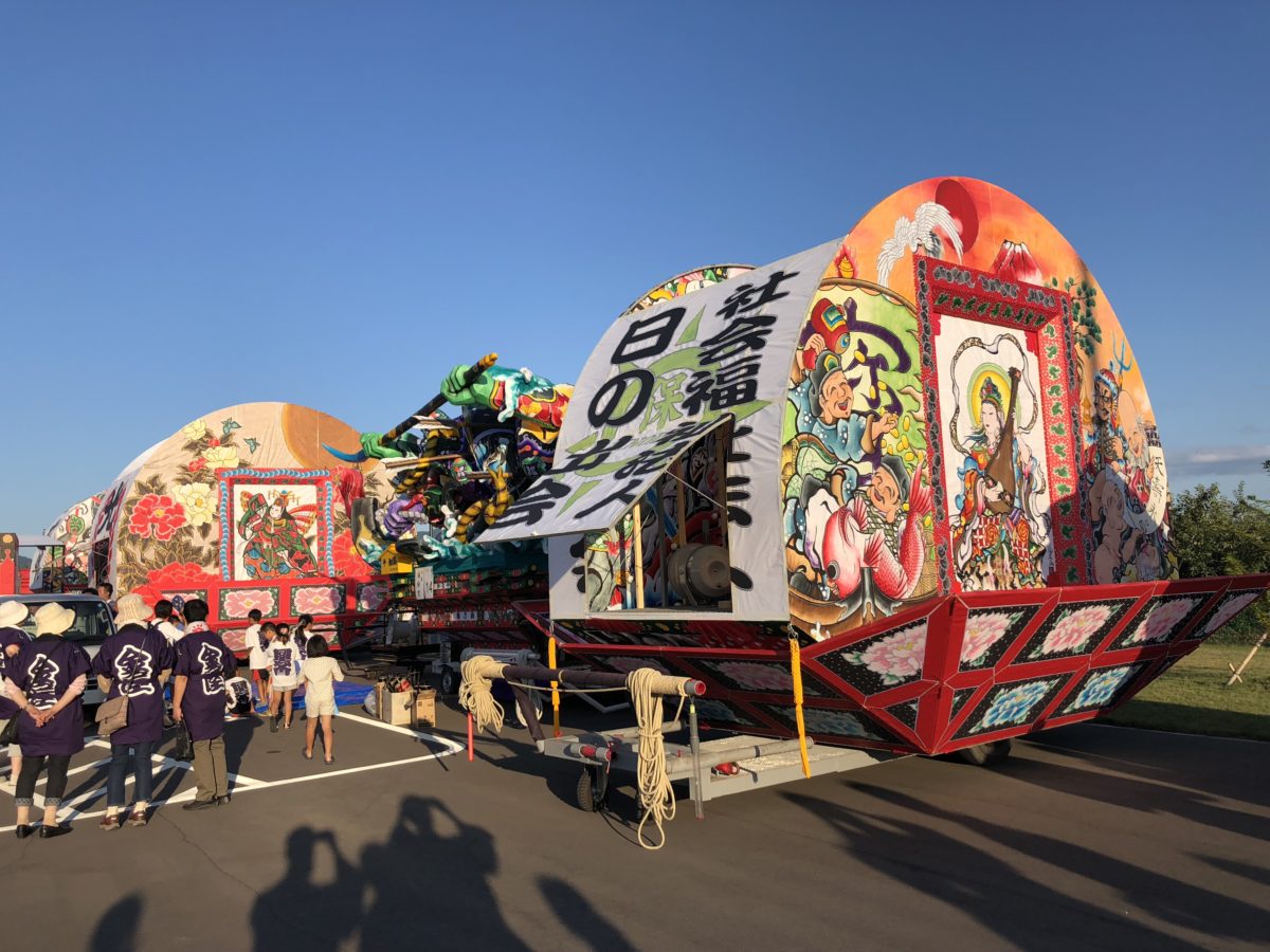 金屋地区のねぷた