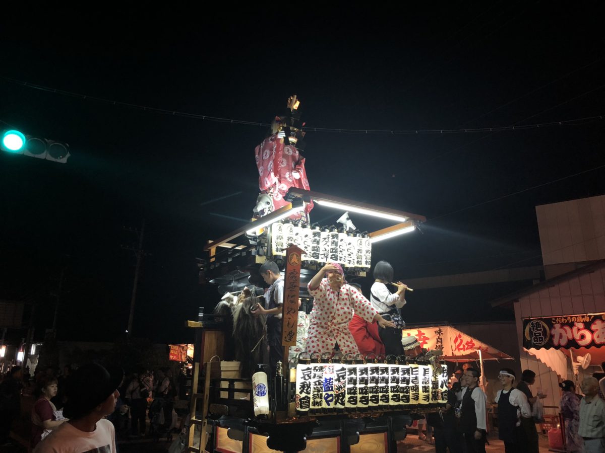 笠間のまつり 山車