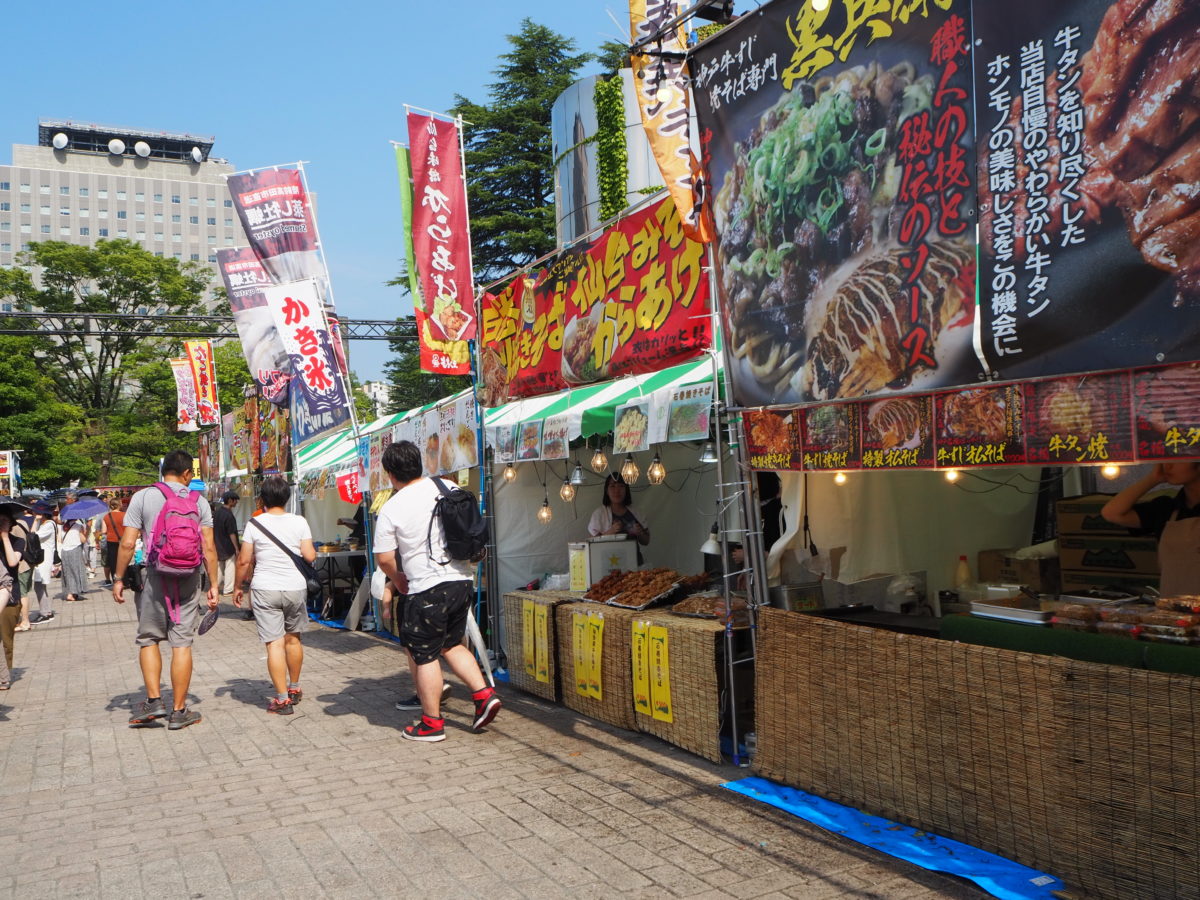 おまつり広場グルメ情報