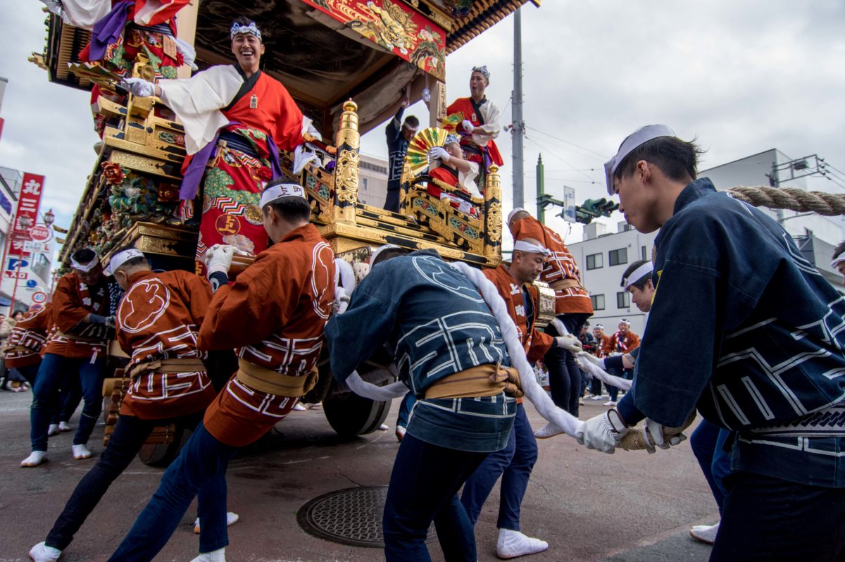 秩父夜祭の屋台