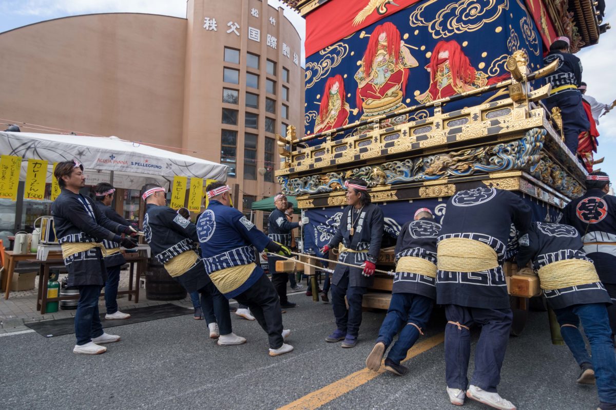 秩父夜祭の屋台