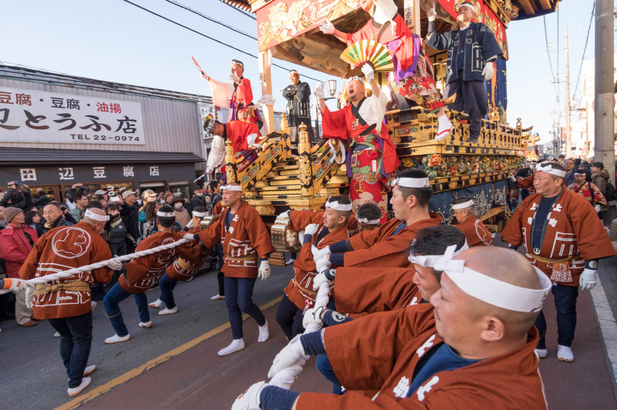 秩父夜祭の屋台