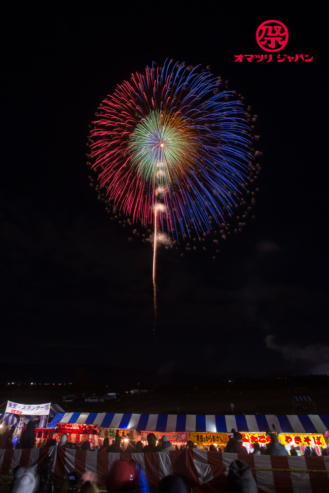 優秀賞　【玉名】初夏八重咲き染め分けの花　（福島県）菅野煙火店