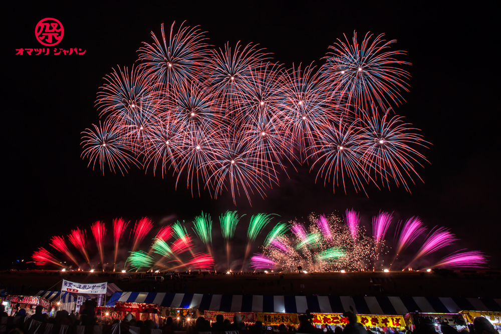 音楽と花火のコラボレーション　ミュージックスターマイン【信州煙火工業】