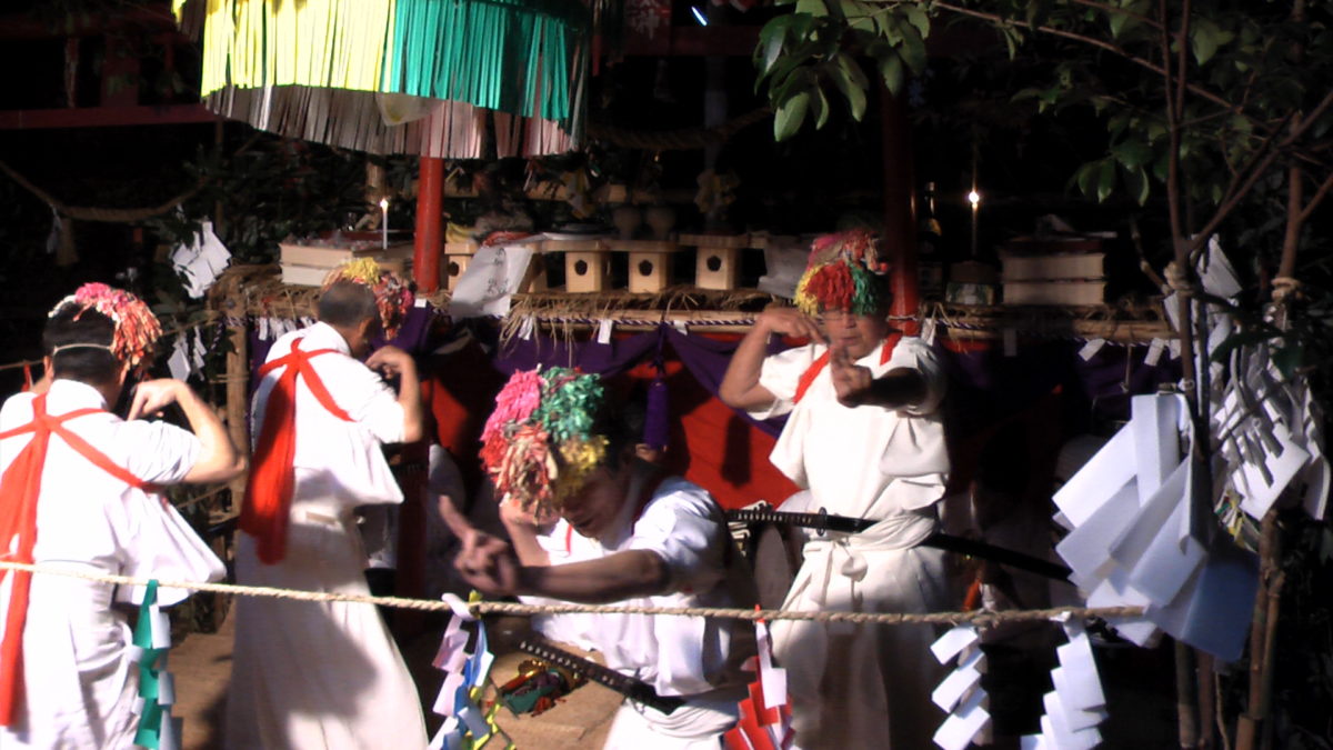 手の動きに修験の影響～狭野神楽