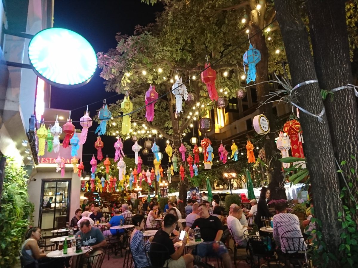 チェンマイの繁華街