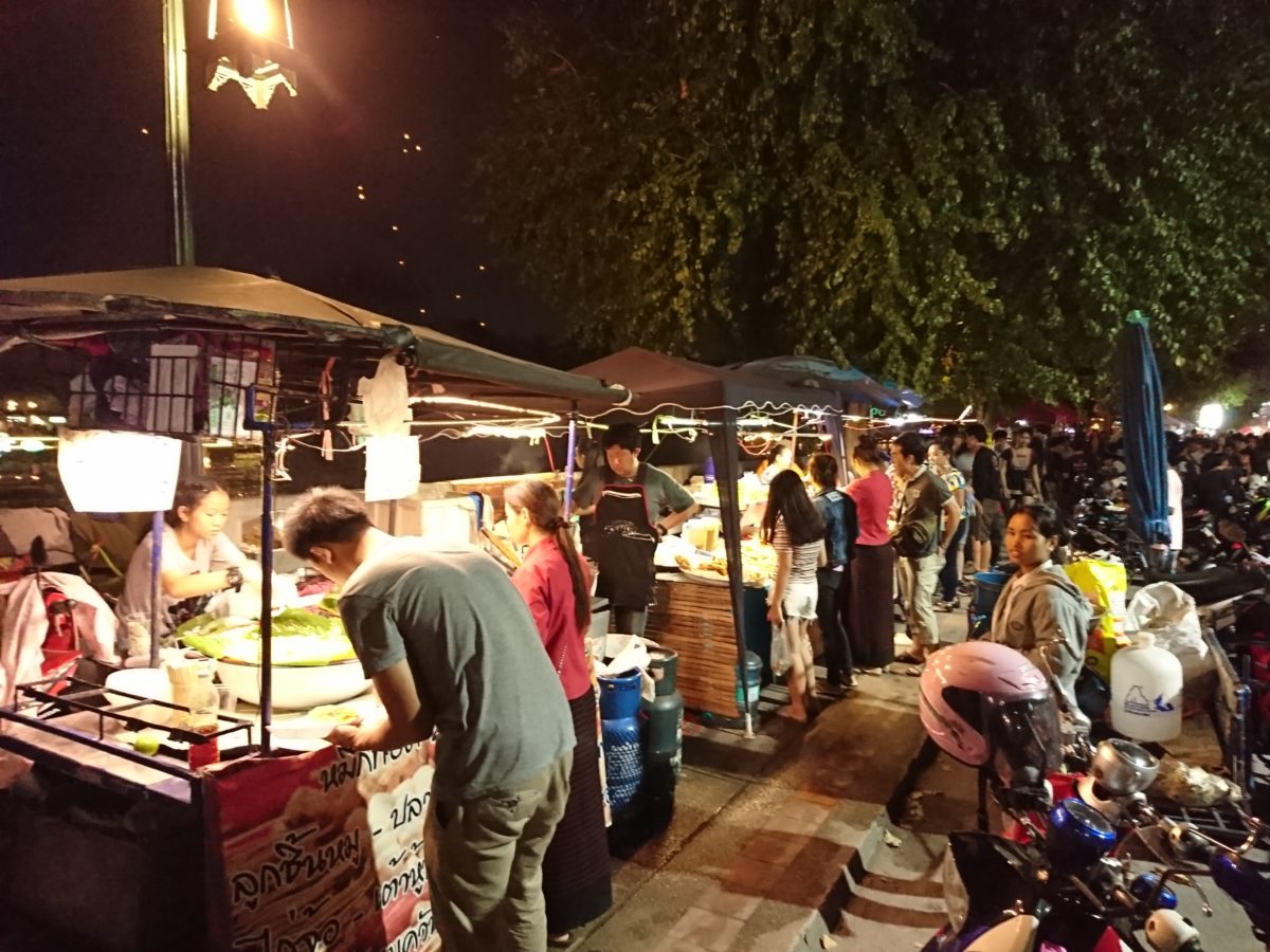 チェンマイの繁華街