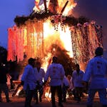 二窓の神明祭＠広島県竹原市をレポート・・あなたは炎を見つめて何想う
