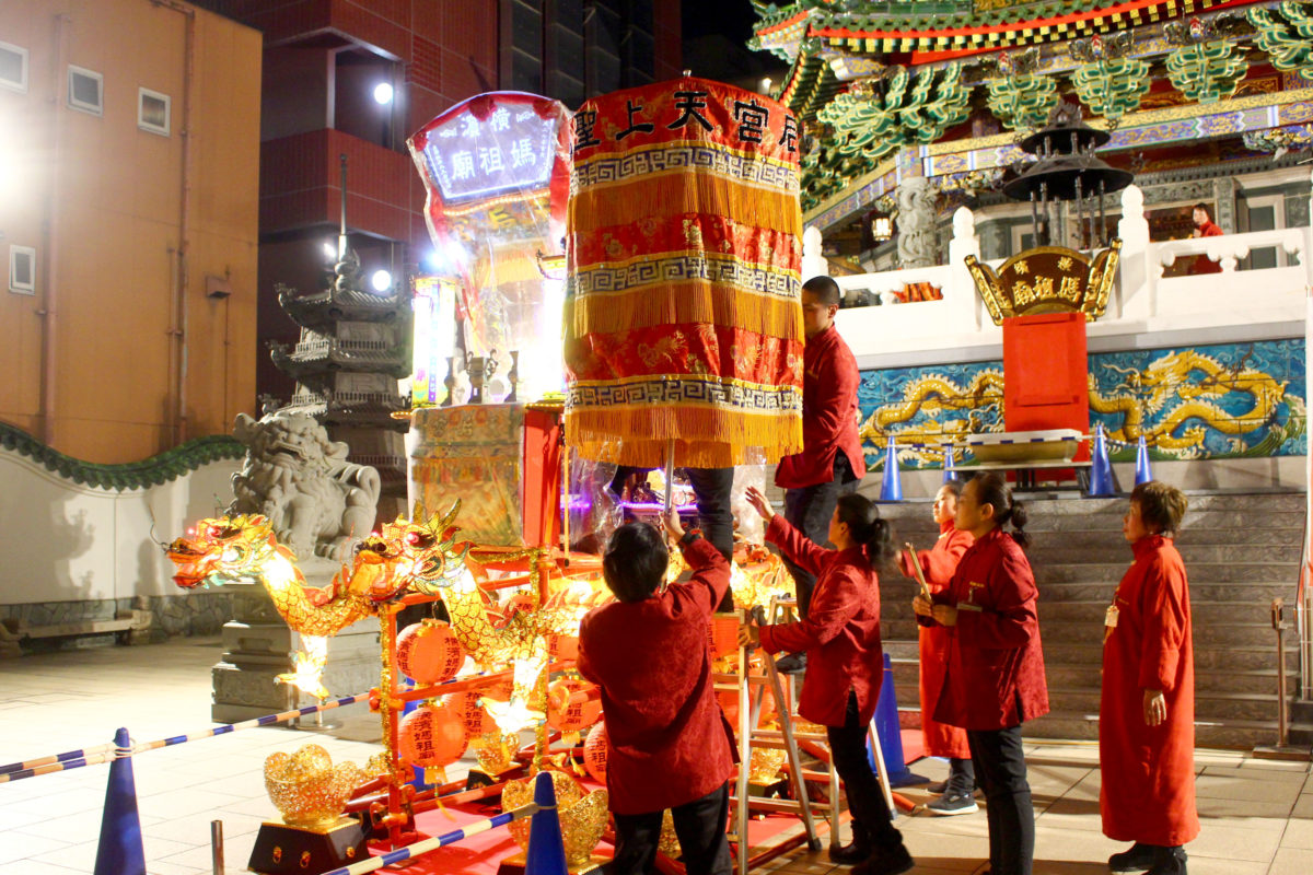 横浜中華街の春節カウントダウン