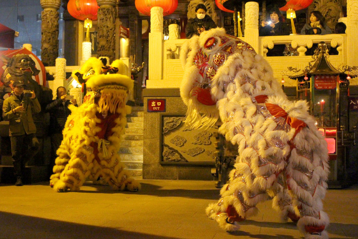 横浜中華街の春節カウントダウン