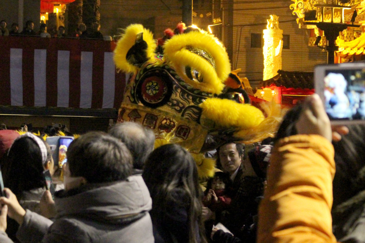 横浜中華街の春節カウントダウン
