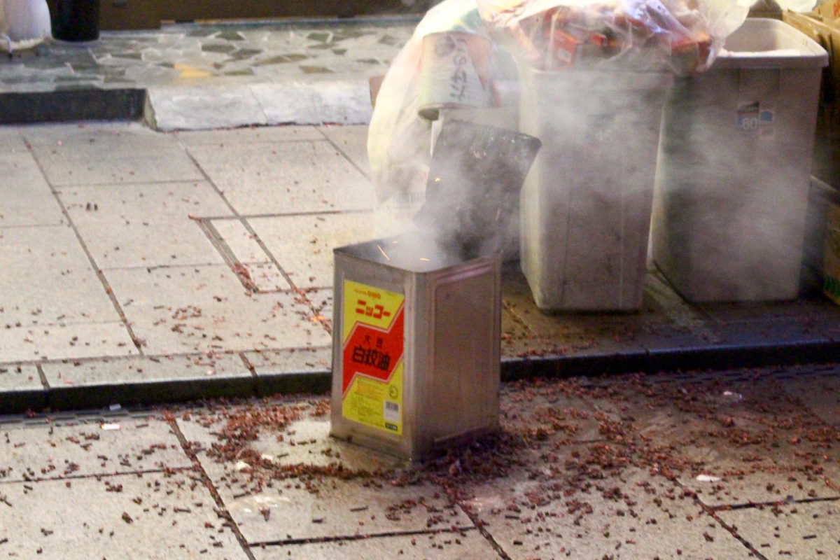 横浜中華街の春節カウントダウン