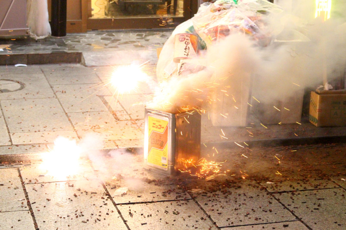 横浜中華街の春節カウントダウン