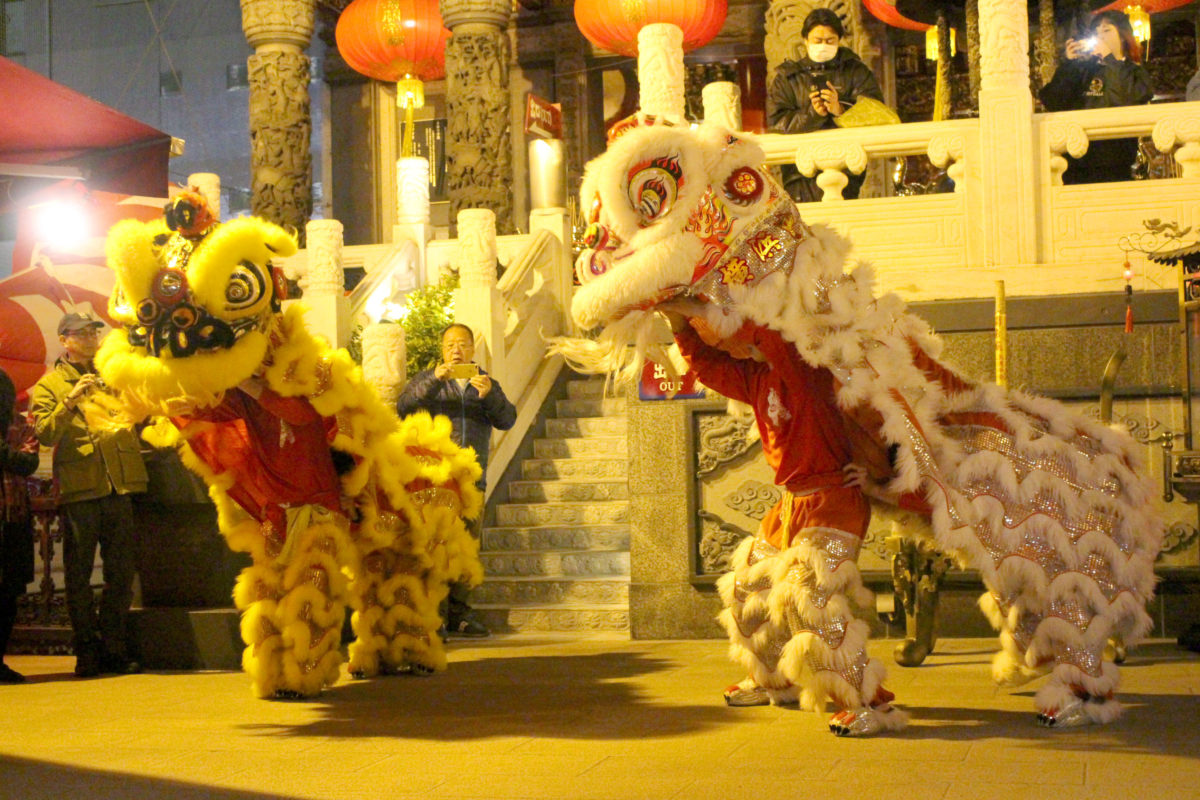 横浜中華街の春節カウントダウン