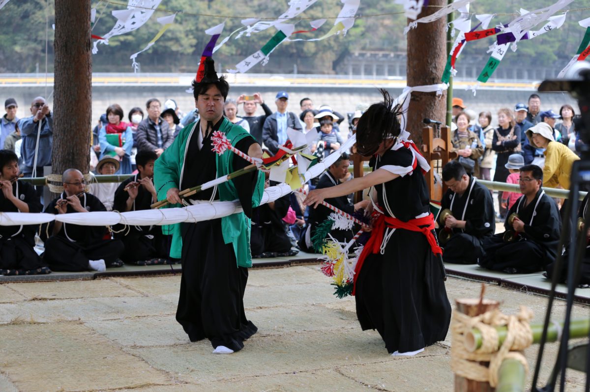 山口県岩国市行波より、岩国行波の神舞をレポート・・７年期にー度大空