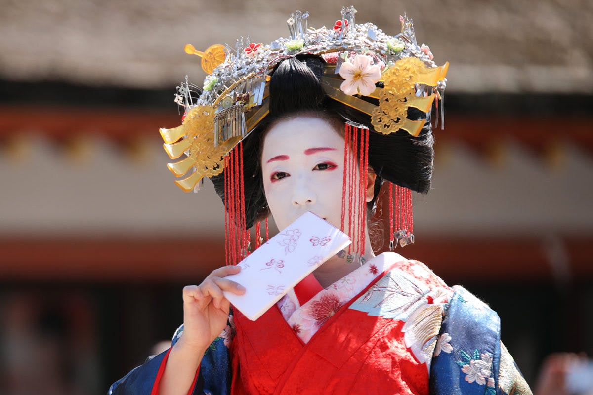 高台寺 北政所茶会 舞妓さんより稀少 嶋原太夫のお点前と太夫道中 オマツリジャパン あなたと祭りをつなげるメディア