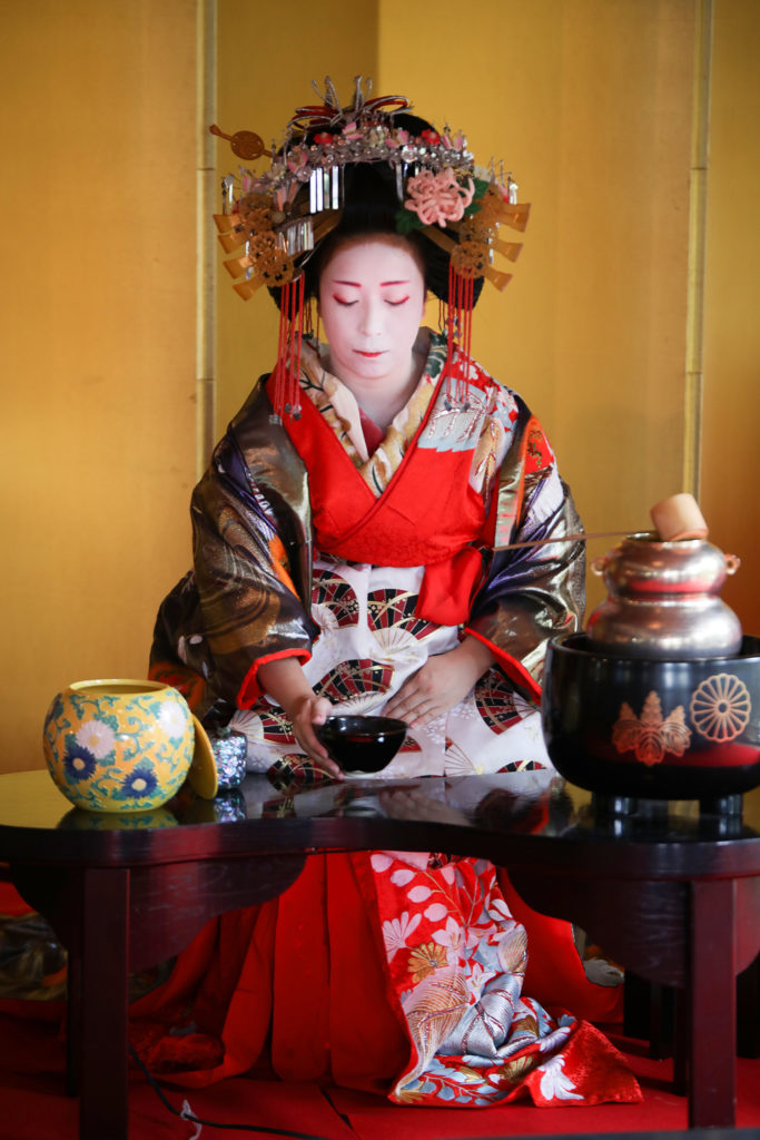 花街のお持ち物 初出し 揺れる 三つ梅 巴梅花 ビンテージ舞妓かんざし