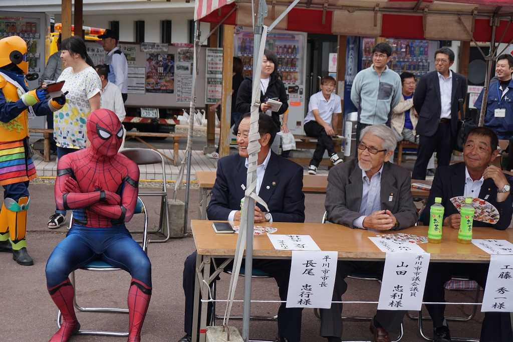 市長とも、もはや仲良し。