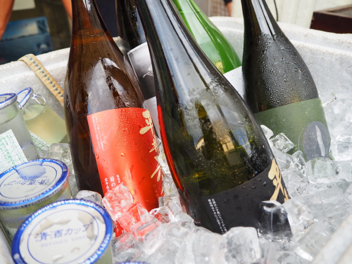 地酒@櫻山神社の参道