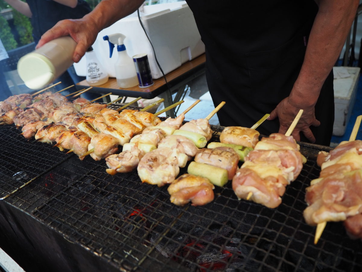 ジャンボ焼き鳥@三陸応援屋台村