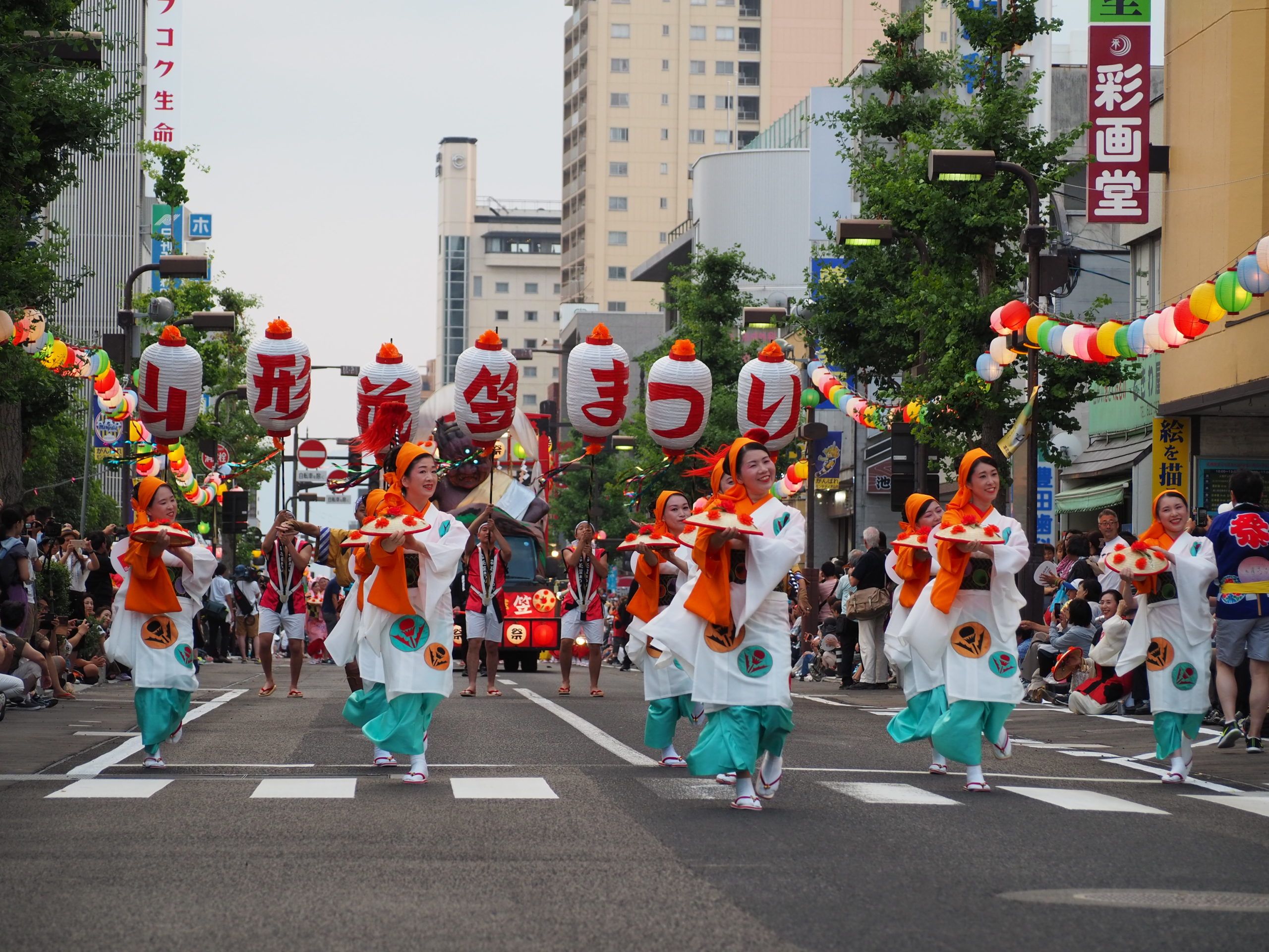 夏を彩る山形花笠まつり 現地から速報フォトレポート オマツリジャパン あなたと祭りをつなげるメディア