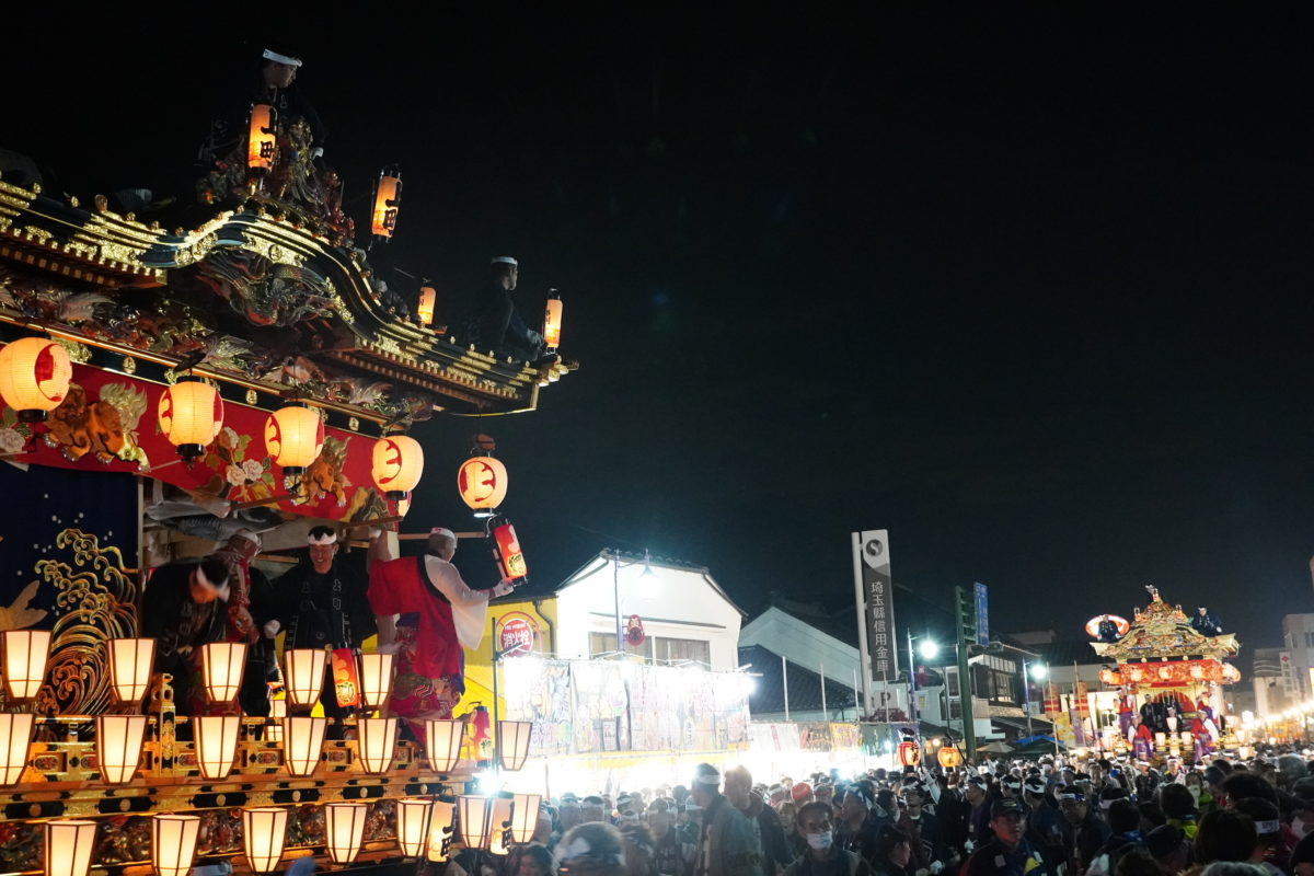 秩父夜祭】2019年フォトレポ！豪華絢爛な山車と花火！＜グルメ