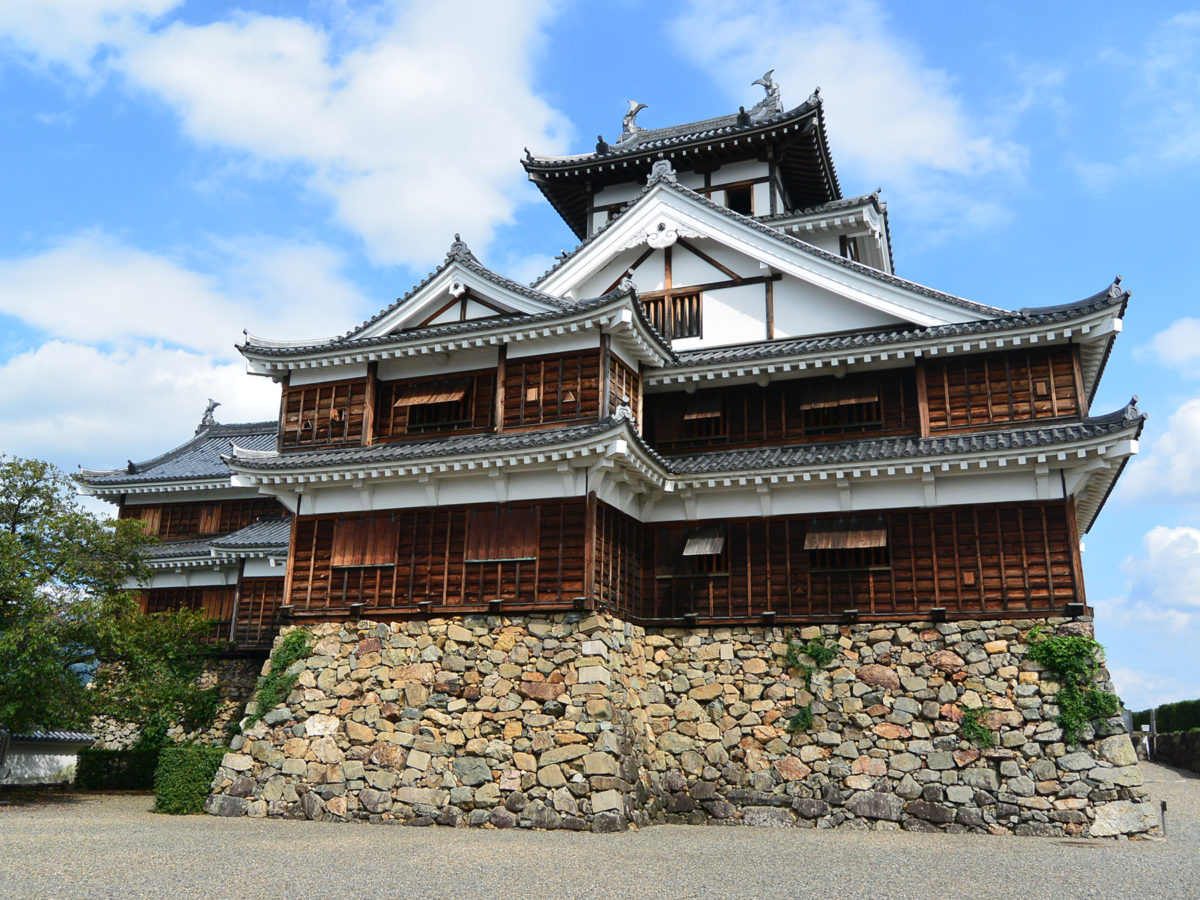 明智光秀公が築城した福知山城。