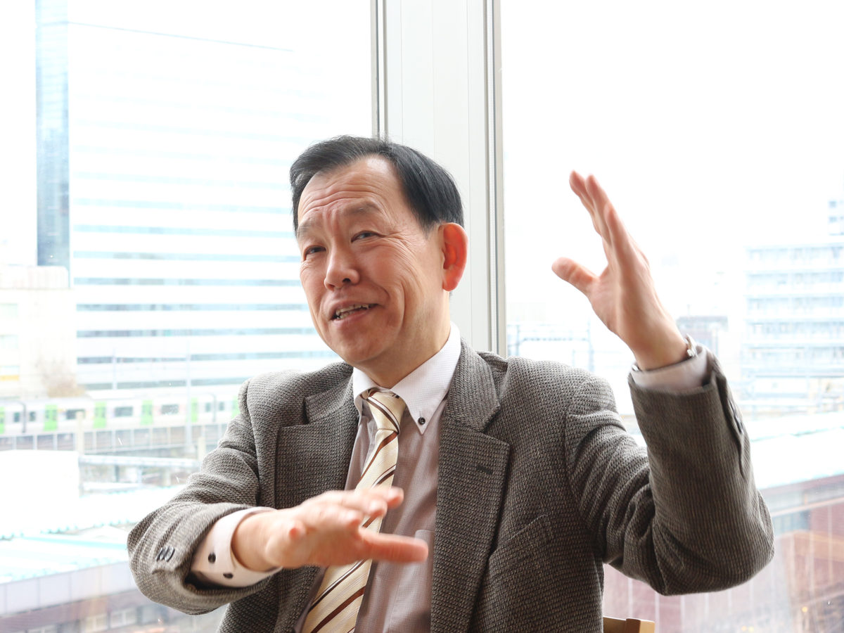 福知山踊りについて楽しそうに語る田村さん