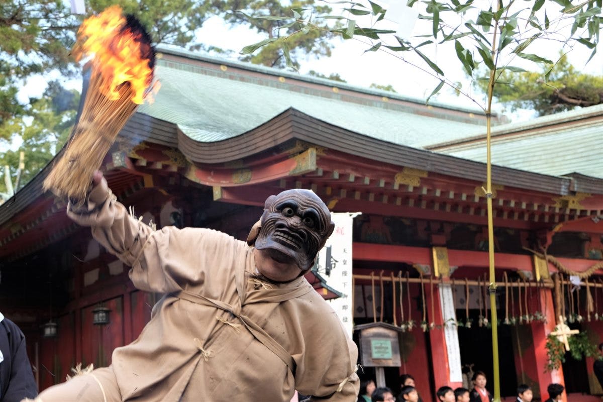 長田神社「古式追儺(ついな)式」、鬼に豆をまかない平和な節分行事とは?
