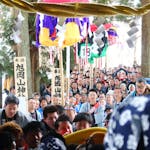 旭岡山神社梵天奉納祭レポート！大きなぼんでんが雪山を掛け、競い合い、激しく進む！