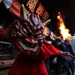 奈良 長谷寺【だだおし】大和の二大火祭と鬼の共演