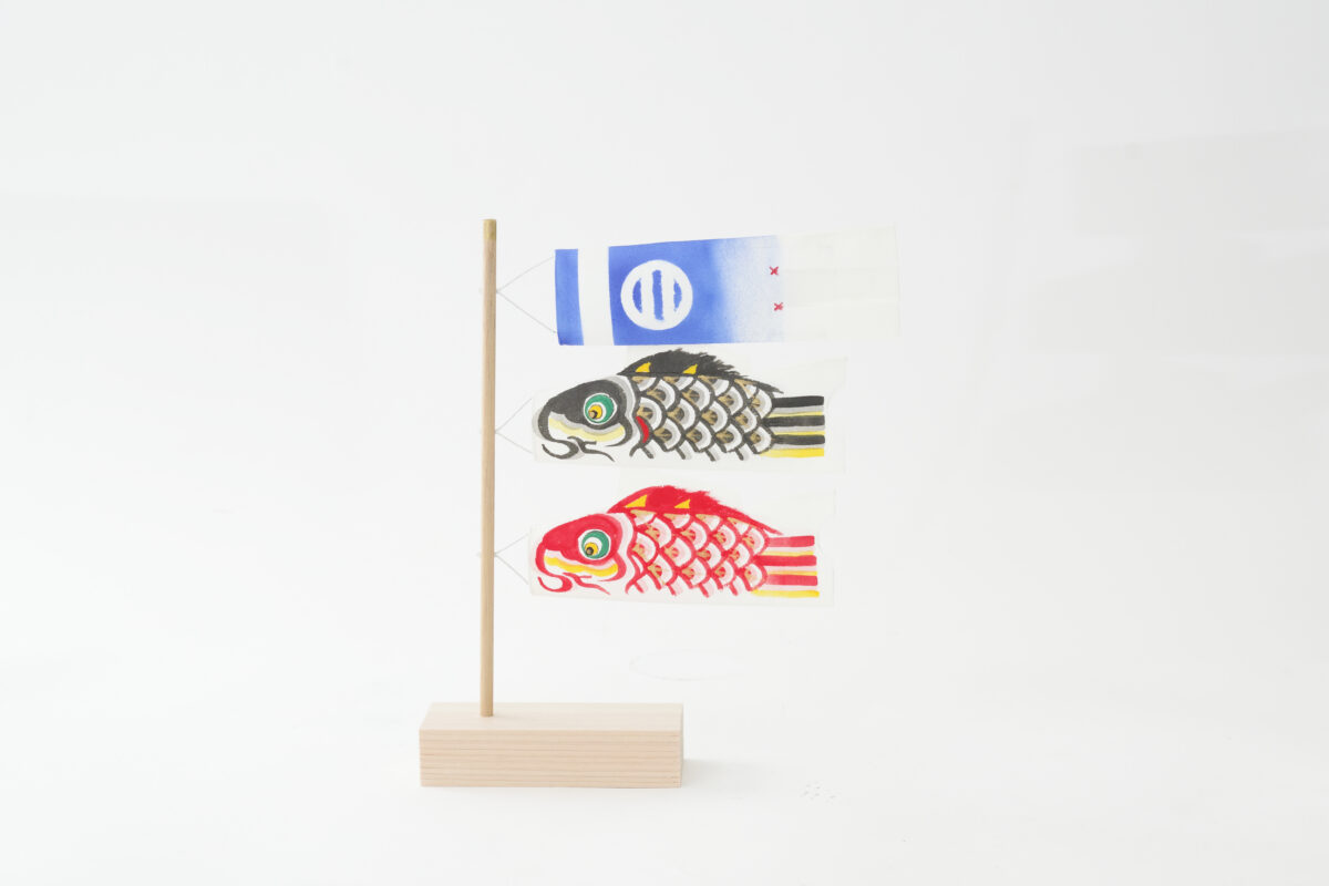 三池和紙鯉のぼりセットミニ 3匹