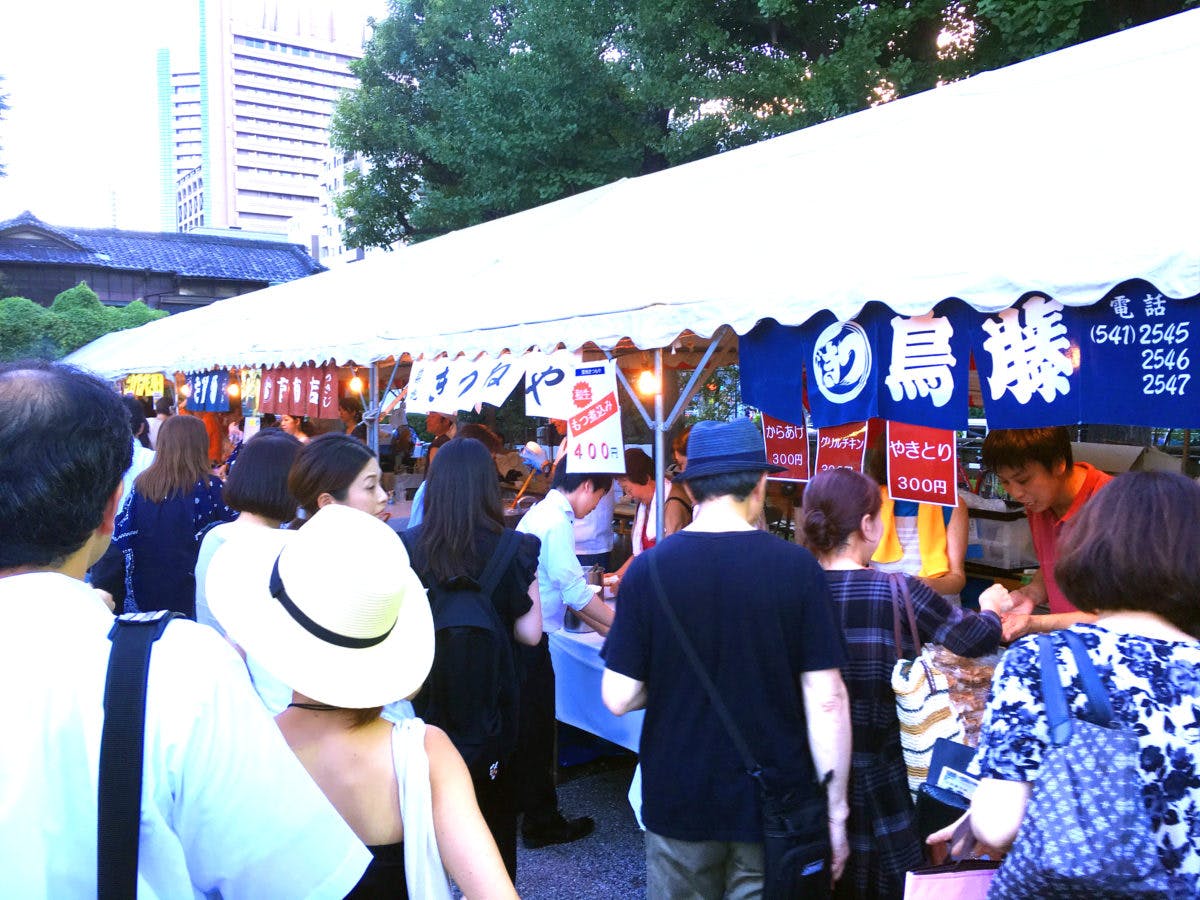築地場外市場の名店が屋台で出店する『日本一おいしい盆踊り』