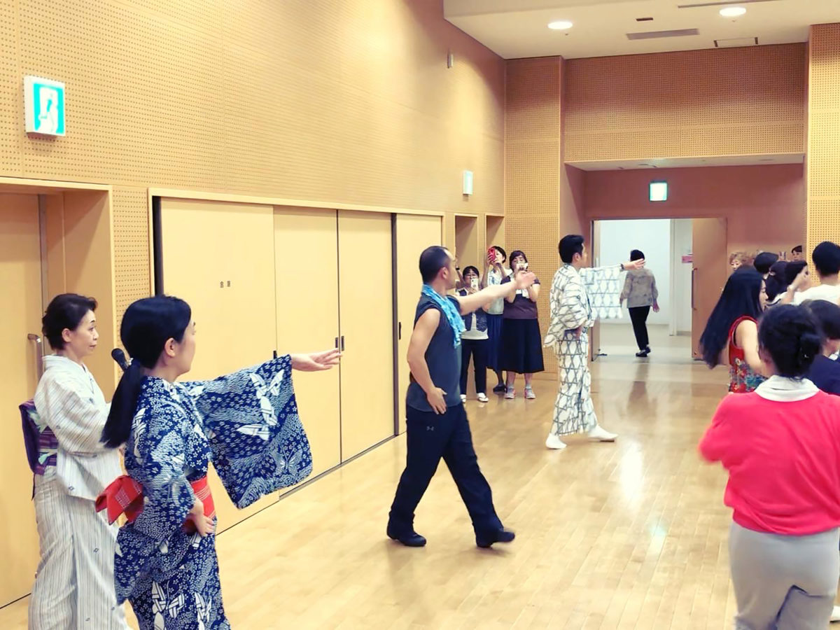 公開稽古の様子