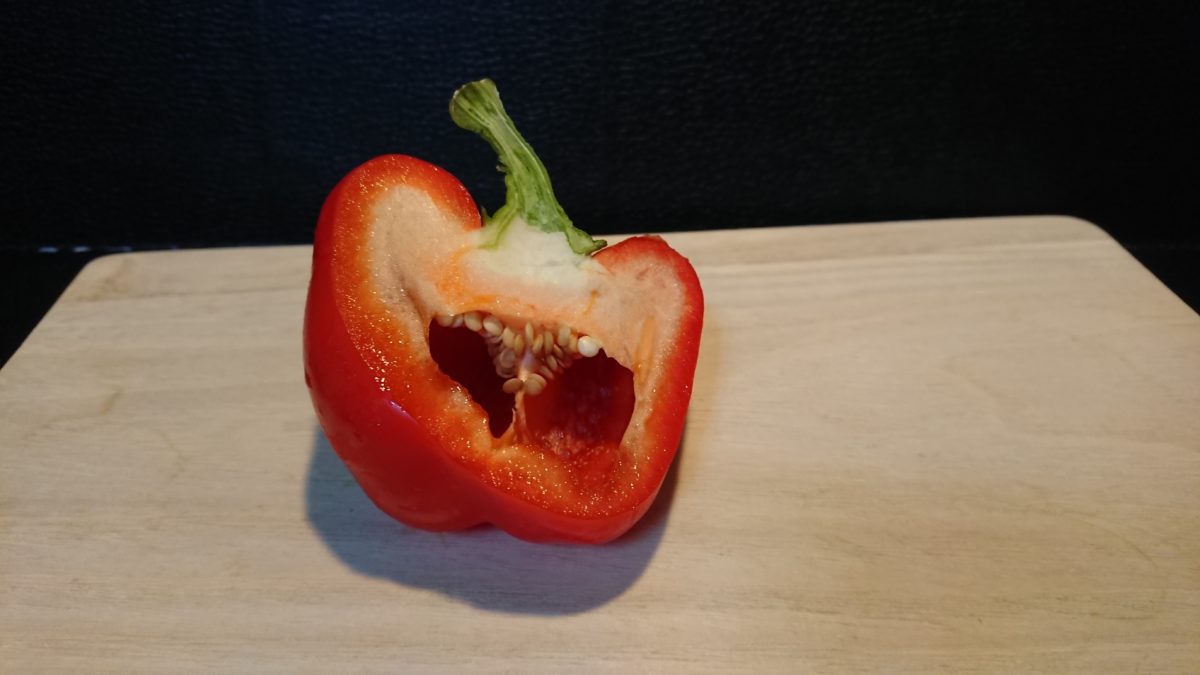 精霊馬の作り方(パプリカ)