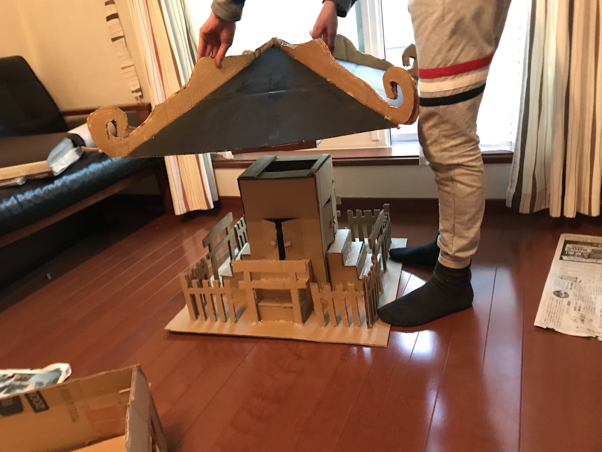 段ボール神輿 お祭り少年が作ったら 家族もご近所もハッピーになった件 オマツリジャパン 毎日 祭日