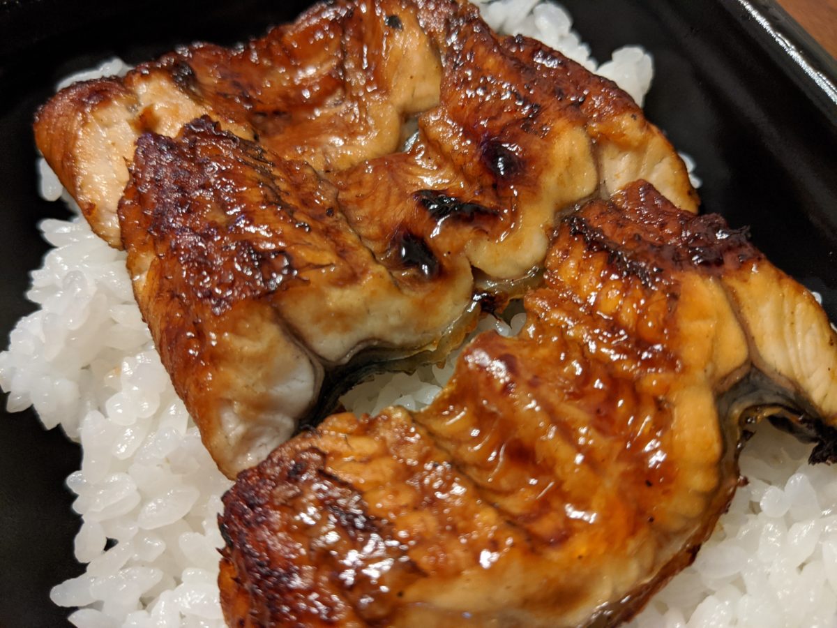 タレをかける前