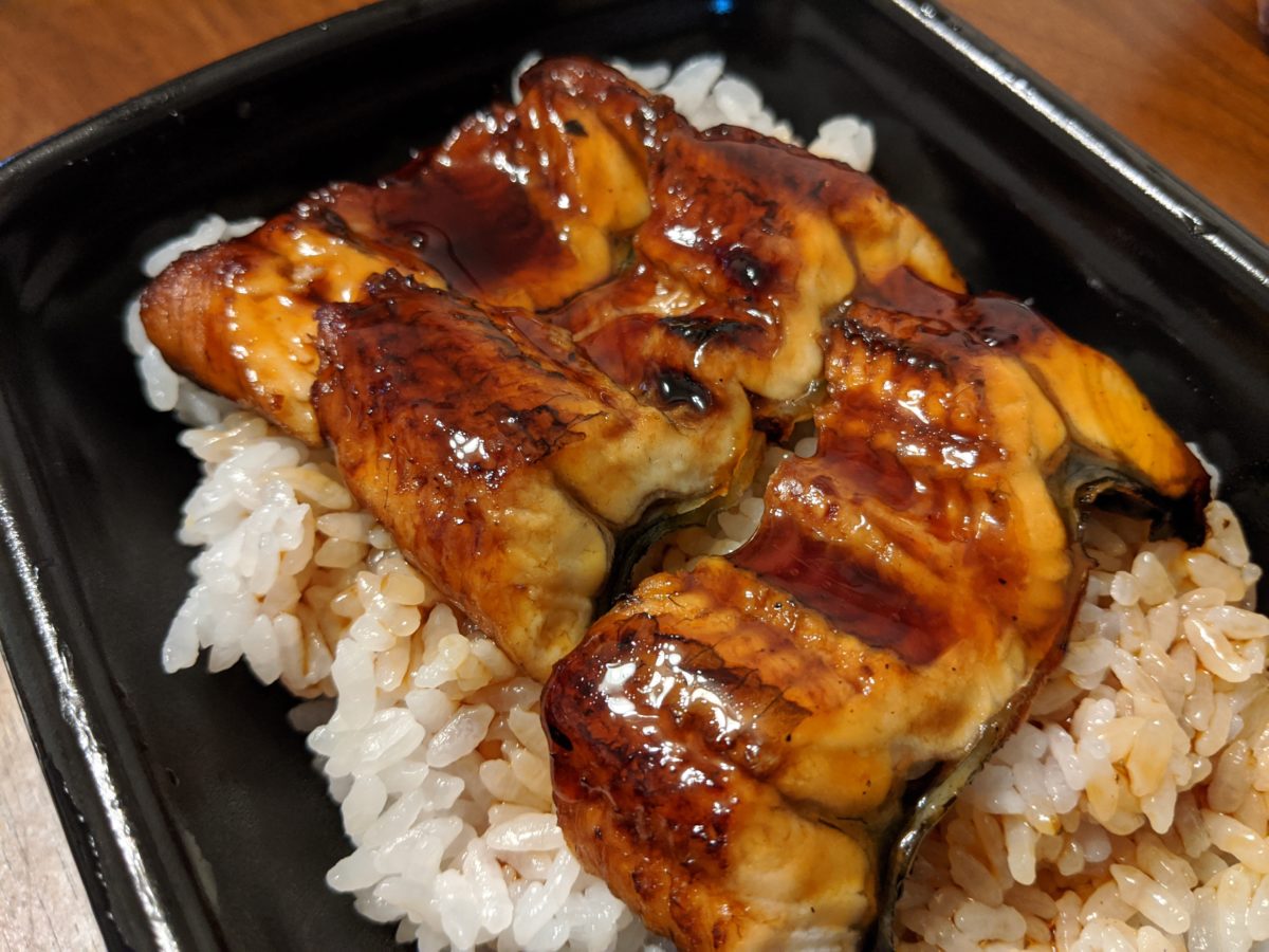 タレをかけたあと