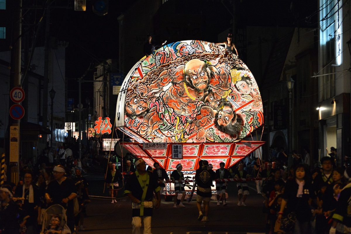 「水滸伝　花和尚奮戦之図」。2019年の宮園青山団体