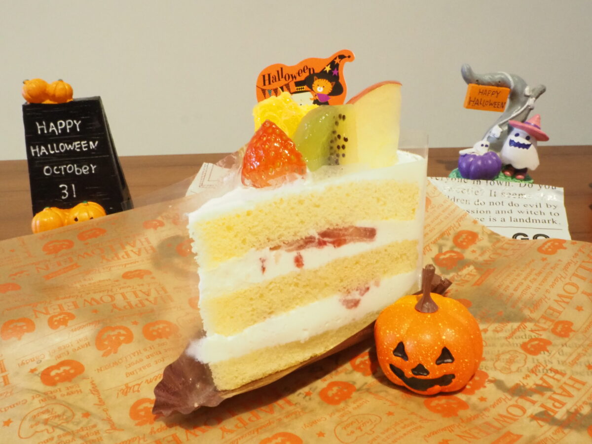 シャトレーゼのハロウィンプレミアム純生クリームショートケーキ