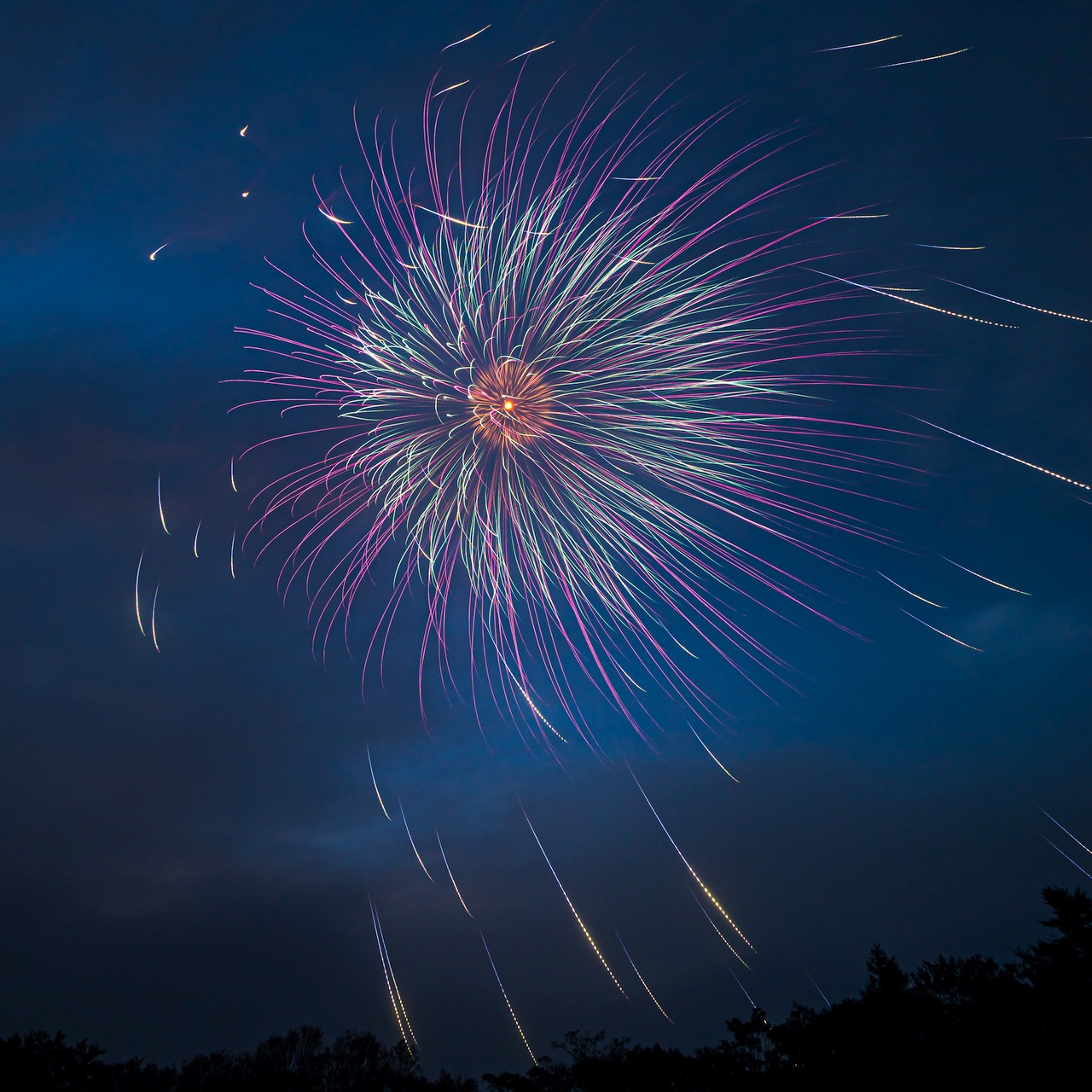 オープニングの花火