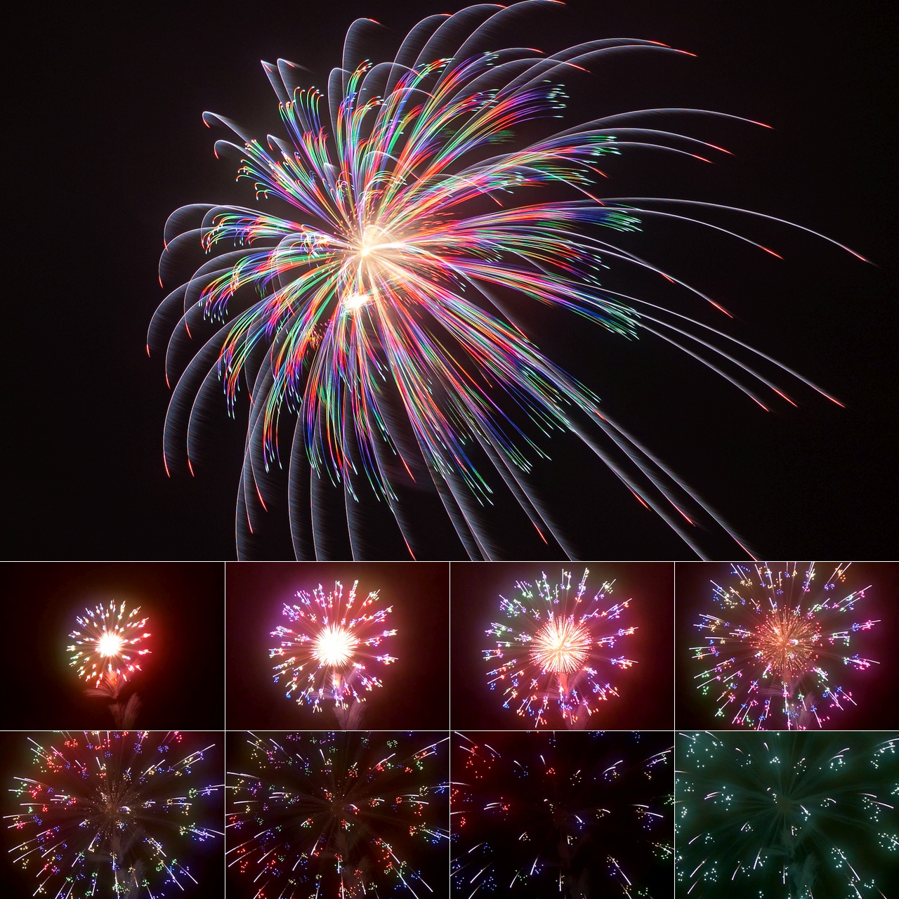 虹色グラデーションという玉