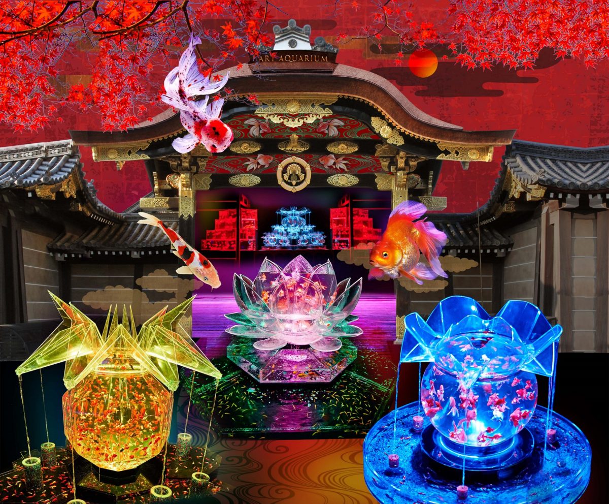 二条城まつり2020のアートアクアリウム城
