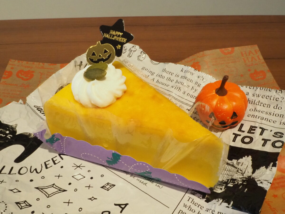 不二家のパンプキンチーズケーキ