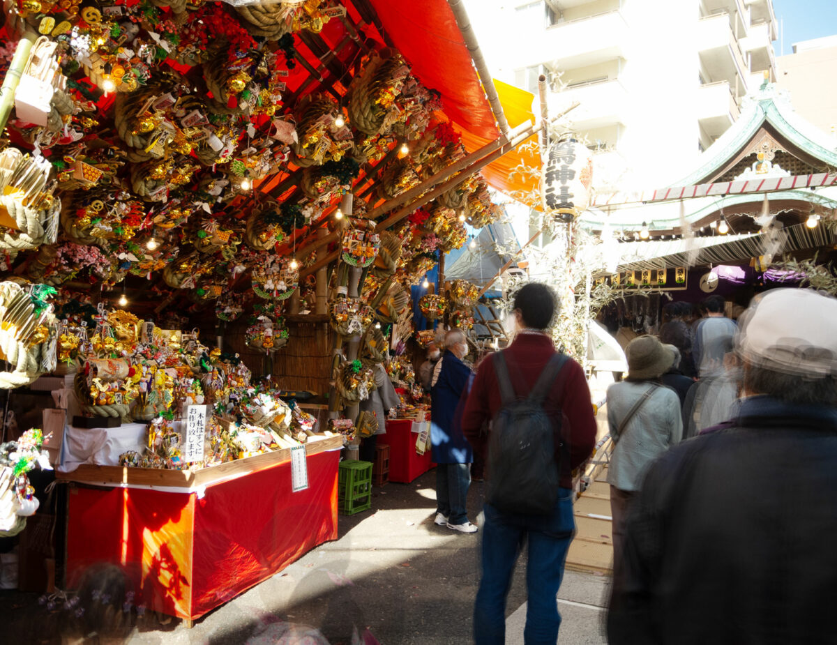 大森鷲神社「二の酉」速報レポート（熊手の露店）