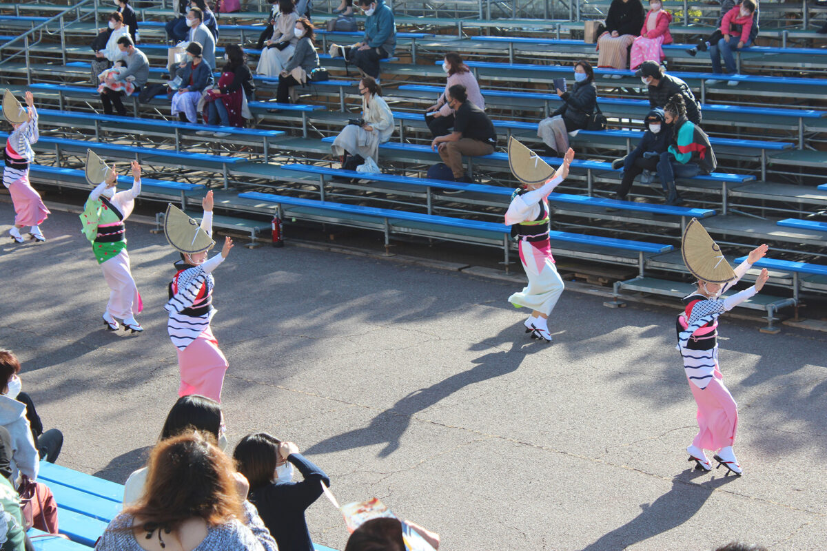徳島県阿波踊り協会による女踊りの流し踊り