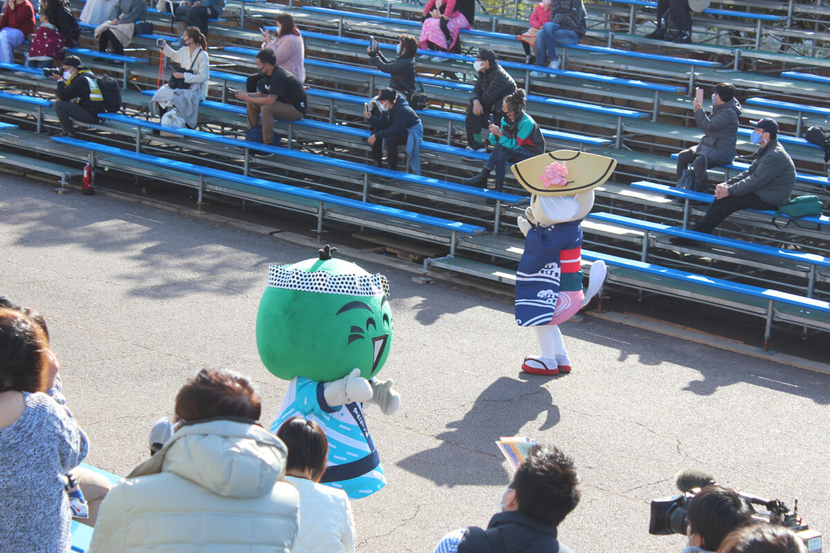 徳島のゆるきゃら すだちくんとトクシィ