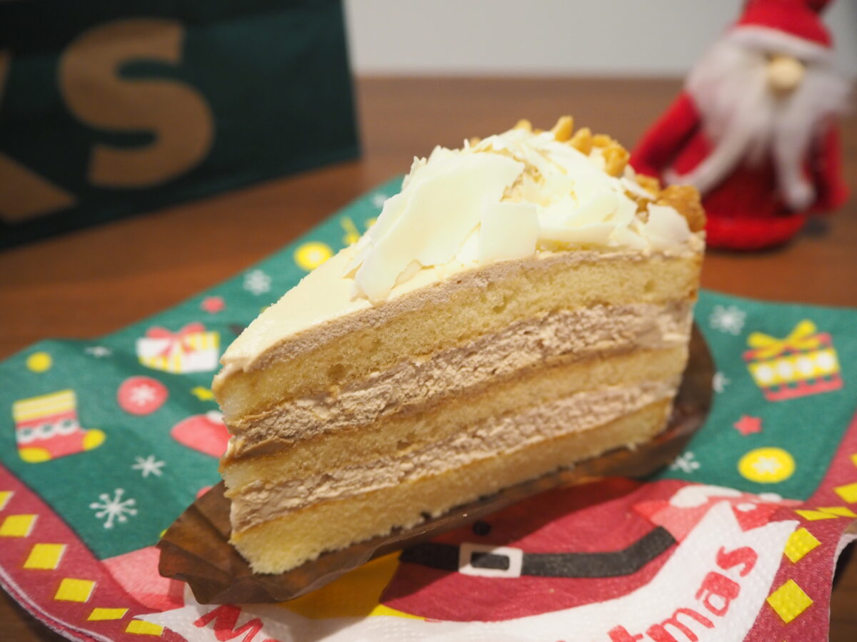 スターバックスのホワイトモカケーキ