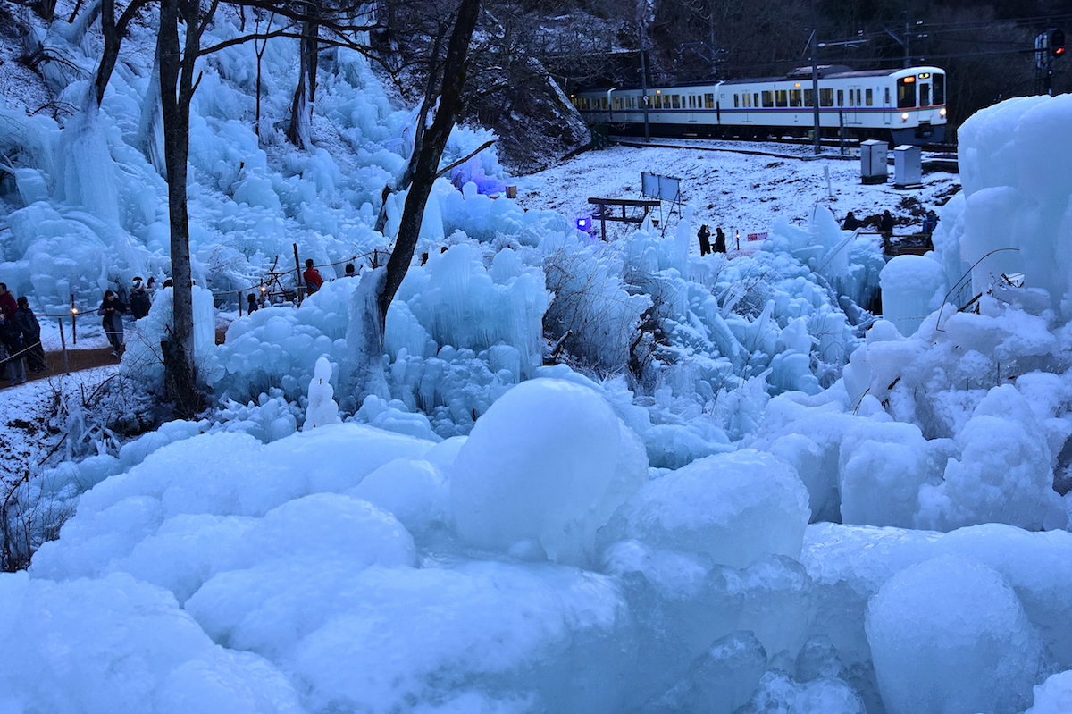 あしがくぼの氷柱