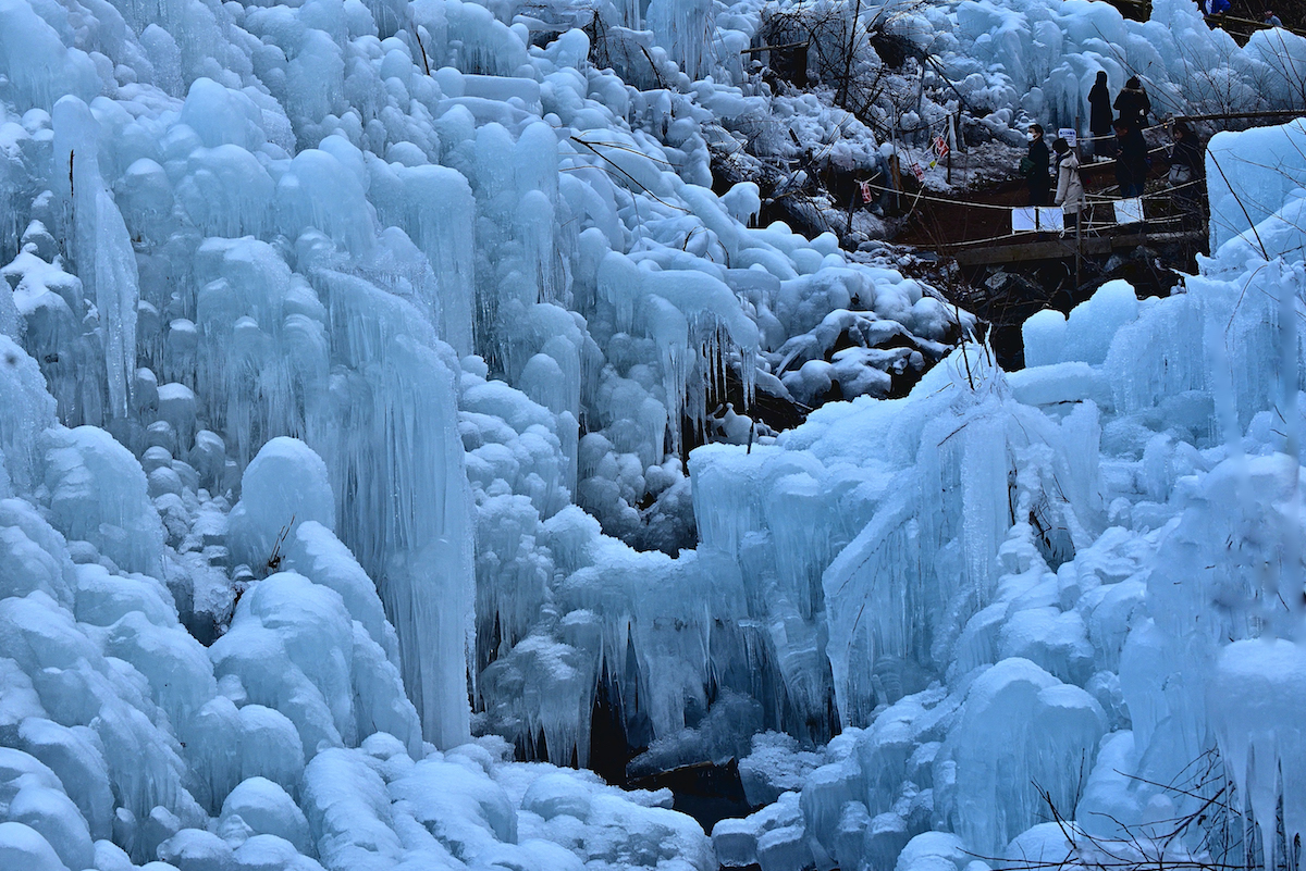 あしがくぼの氷柱